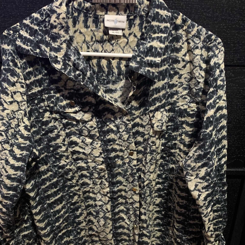Jaclyn Smith Animal print dress or long shirt